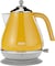 De&#39;Longhi Icona Capitals Yellow Vintage Style Kettle, 1.7 L Capacity With Water Level Indicator, 360 Swivel Base, Anti-Slip Feet, Soft Opening Lid, Premium Stainless Steel, Kboc3001.Y