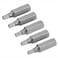 Tolsen,5pcs screwdriver bits set (Industrial),20273,5PCS*PZ2*25mm
