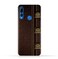 AMC Design Protective Case Cover for Huawei Y9 Prime (2019) with Dark Leather Design