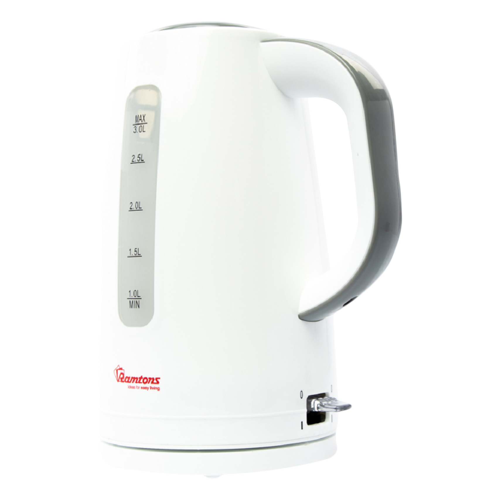 Corded Electric Kettle 3 Litres White- Rm/567
