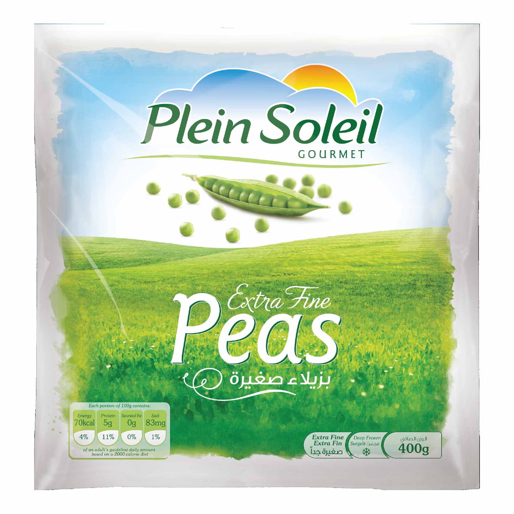 Plein Soleil Fine Green Peas 400GR