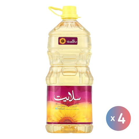 سلايت زيت دوار الشمس - 2.25 لتر - 4 زجاجات