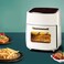 Air Fryer Oven, 15L Digital Air Fryer Oven, 8-in-1 Rotisserie and Convection Oven, with LED Touch Screen Temperature and Control for Baking, Roasting, Dehydrating,1400W with Bake Accessories