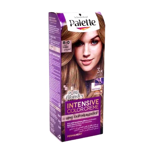 Palette Intensive Color Cream Hair Color Light Blonde 8.0