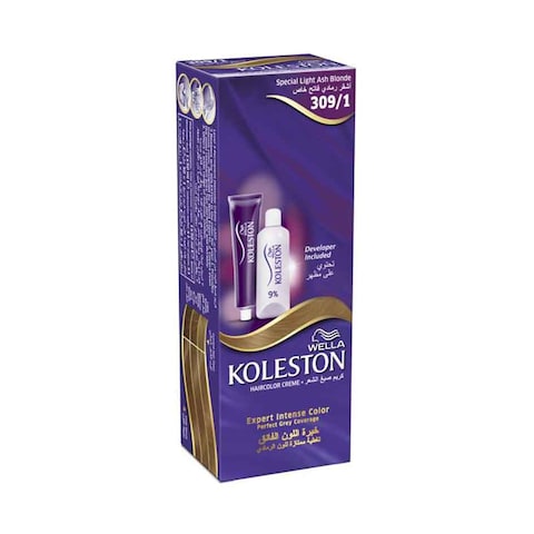 Wella Koleston Hair Color 309/1 Special Light Ash Blonde 100ML