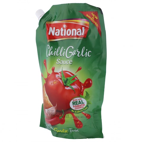 National Chilli Garlic Sauce Pouch 800 gr