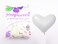 Sempertex 50pcs, 12-Inch Heart Latex Balloons, White