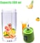 USB Juicer Bottle Blender, atongm 150W Portable Rechargeable Mixer Grinder juicer Electric Blender Bottle with six Blade for Making Juice, Shake, Smoothies(380ml)