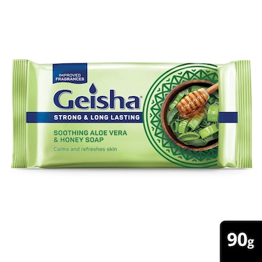 Geisha Aloe Vera &amp; Honey Bathing Soap 90G