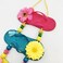 Summer Flip Flops Wooden Multi-Colour Hanging D&eacute;cor 38cm