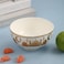 Ramadan Design Set of 6 Ceramic Soup Bowls, Cereals， Rice，Pasta， Salad Oatmeal, Thick-edge Non-slip Design with ramadan designs ，gold and white color(L-8*W-15*H-6.5CM)