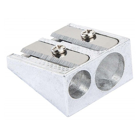 Deli Metal Pencil Sharpener 2-hole