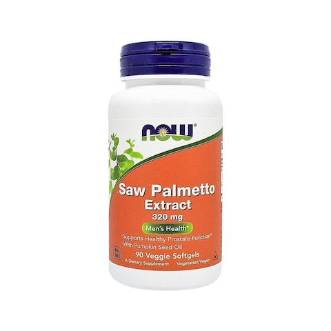 Now Foods Saw Palmetto Extract 320Mg 90 Veggie Softgels