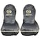 Car Seat Cover Extra Protection For Seat Car Seat Dust Dirt Protection Cover 2/pcs Set Universal, GAC Motor Logo Black
