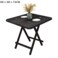 Nar Foldable Table, Portable Camping Table, Indoor Household Dining Table Folding Table, Outdoor Leisure And Convenient Picnic Table (A-All Black, 80 * 80 * 74Cm)