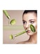 Generic - Anti-Ageing Jade Roller Green/Gold