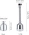 Faucet Splash Head Extension Extender, Kitchen Household TAP Water Shower, Medium