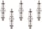 Coopic 5 Pcs Standard 1/4 To 3/8 Inch Metal Male Convertor Threaded Screw Adapter Spigot Stud For Studio Light Stand, Hotshoe/Coldshoe Adapter, Ball Head, Wireless Flash Receiver, Trigger