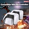 GameWill Dual Charging Dock for Playstation 5 / PS5 DualSense Wireless controllers - White