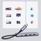 UGREEN USB-C 6 IN 1 USB-C, HDMI,USB 3.0,SD/TF CARD SLOT,100W PD USB C CHARGING Multifunction Adapter with PD Charging GRY