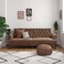In House Nutella 2 In 1 Sofabed Velvet Upholstered - Light Brown