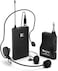 Fifine Wireless Microphone System,Fifine Wireless Microphone Set With Headset/Lavalier Lapel Mics, Beltpack Transmitter/Receiver,Ideal For Teaching