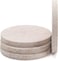 1CHASE Travertine Stone Coasters For Drinks, Coffee, Beverage Holder, Scratch Resistant, Super Absorbent, Coasters Set Of 4