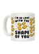 muGGyz Sponge Bob Cake Printed Ceramic Coffee Mug White/Yellow