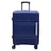 Track Titan 4 Wheel Hard Luggage Trolley Blue 55cm