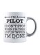 muGGyz Rodhamn Boss With Shutter Shades Printed Coffee Mug White