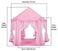 Large Indoor and Outdoor Kids Play House Pink Hexagon Princess Castle Kids Play Tent Child Play Tent