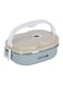 Royalford Single Layer Rectangular Lunch Box Blue/White 900ml