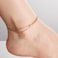 Aiwanto Beautiful Anklet Rose Gold Ankle Chain Bracelet Chain Gift for Women's