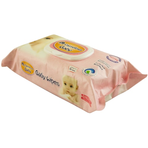 Carrefour Alcohol Free Scented Baby 80 Wipes