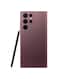 Samsung هاتف جالاكسي S22 ألترا ثنائي الشريحة بذاكرة رام سعة 12 جيجابايت وذاكرة داخلية سعة 256 جيجابايت ويدعم تقنية 5G، لون بورغندي - إصدار الشرق الأوسط