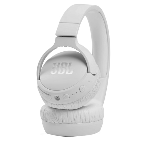 JBL Tune 660NC Wireless On-Ear Active Noise-Cancelling Headphones White