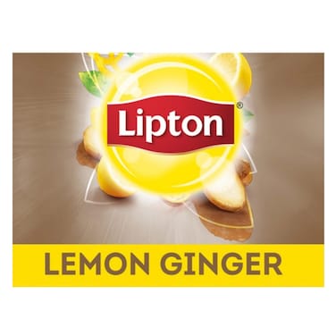 Lipton Enveloped Tea Bags Lemon Ginger 2g x20