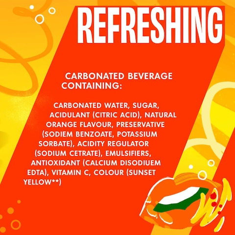 Mirinda Orange Carbonated Soft Drink Plastic Bottle, 2.28L