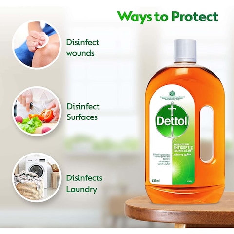 Dettol Antibacterial Antiseptic Disinfectant Liquid, 500ml