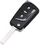 Rubik 3 Buttons Replacement Uncut Keyless Entry Remote Flip Car Key FOB Shell Case for Toyota Prado RAV4 Vios hilux Yaris Levin Camry Reiz Highlander Corolla