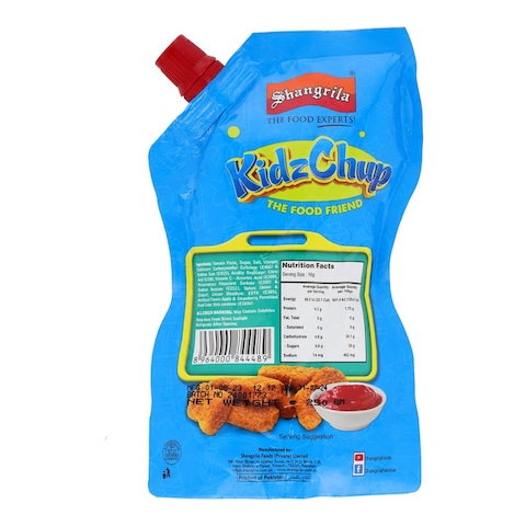 Shangrila Kids Chup Kids Approved Tomato Ketchup 250 gr