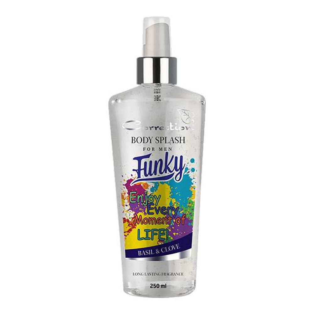 Buy Correction Funky Body Splash For Man 250ml Online | Carrefour KSA