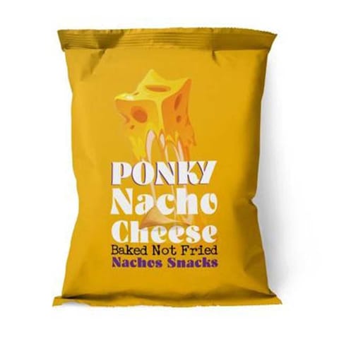 Ponky Nacho Snacks wuth Nacho Cheese - 30 gram