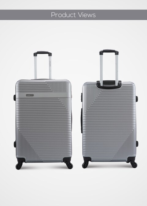 Lightweight 3-Pieces ABS Hard side Travel Luggage Trolley Bag Set with Lock for men / women / unisex Hard shell strong