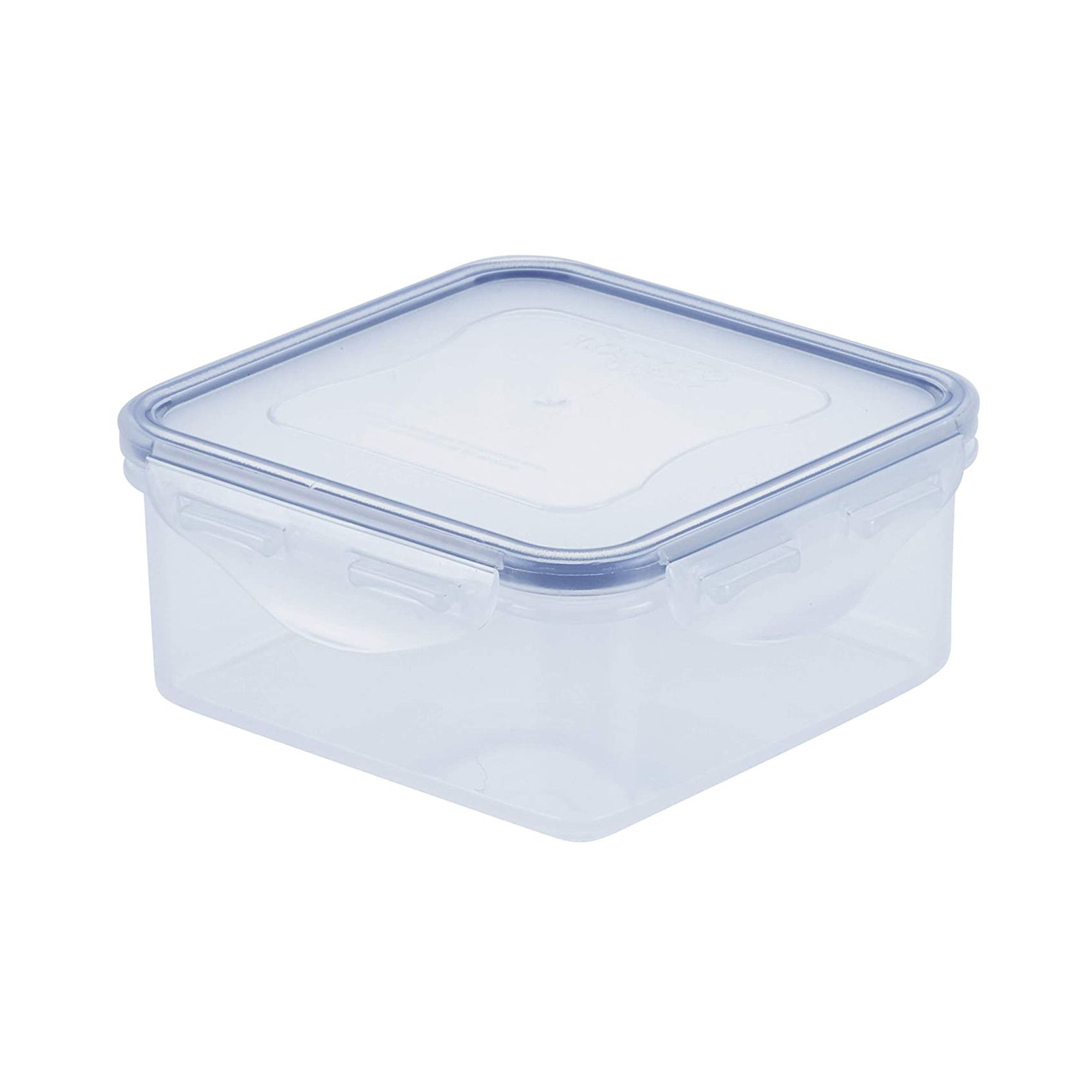 Lock &amp; Lock Classic Square Food Container Clear/Blue 600ml