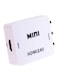 Generic - HDMI To RCA AV/CVBS L/R 1080P HDMI2AV Adapter White