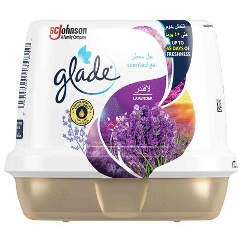 GLADE LARGE LAVNDR SCENTED GEL 180G