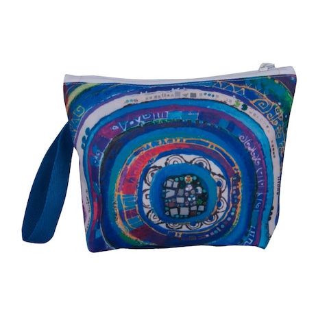 Biggdesign Evil Eye Makeup Bag,  Cotton/Polyester Fabric,  Diamentions 24 x 12 cm