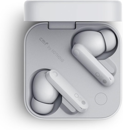 CMF Buds Pro 2 Wireless Earbuds with ChatGPT Integration, Hi-RES Audio with LDAC 50 dB Hybrid noise cancelling earbuds, IP55 waterproof 43H play time 6 HD Mics headphones, Light Grey
