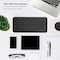 SEEKEN Mini Portable Bluetooth Keyboard - Black, Multi-Device Pairing, Premium Design, High-Quality.